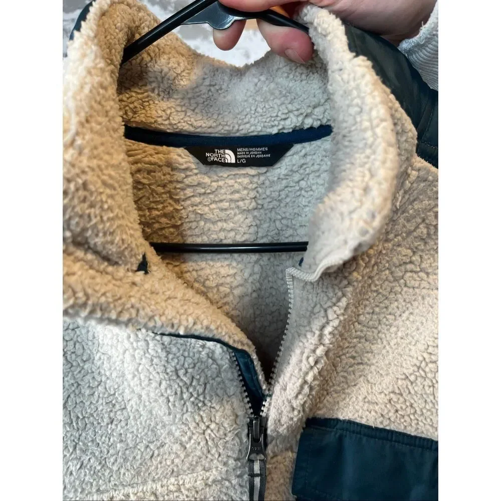 The North Face | men teddy bear sherpa pullover 1/4 zip